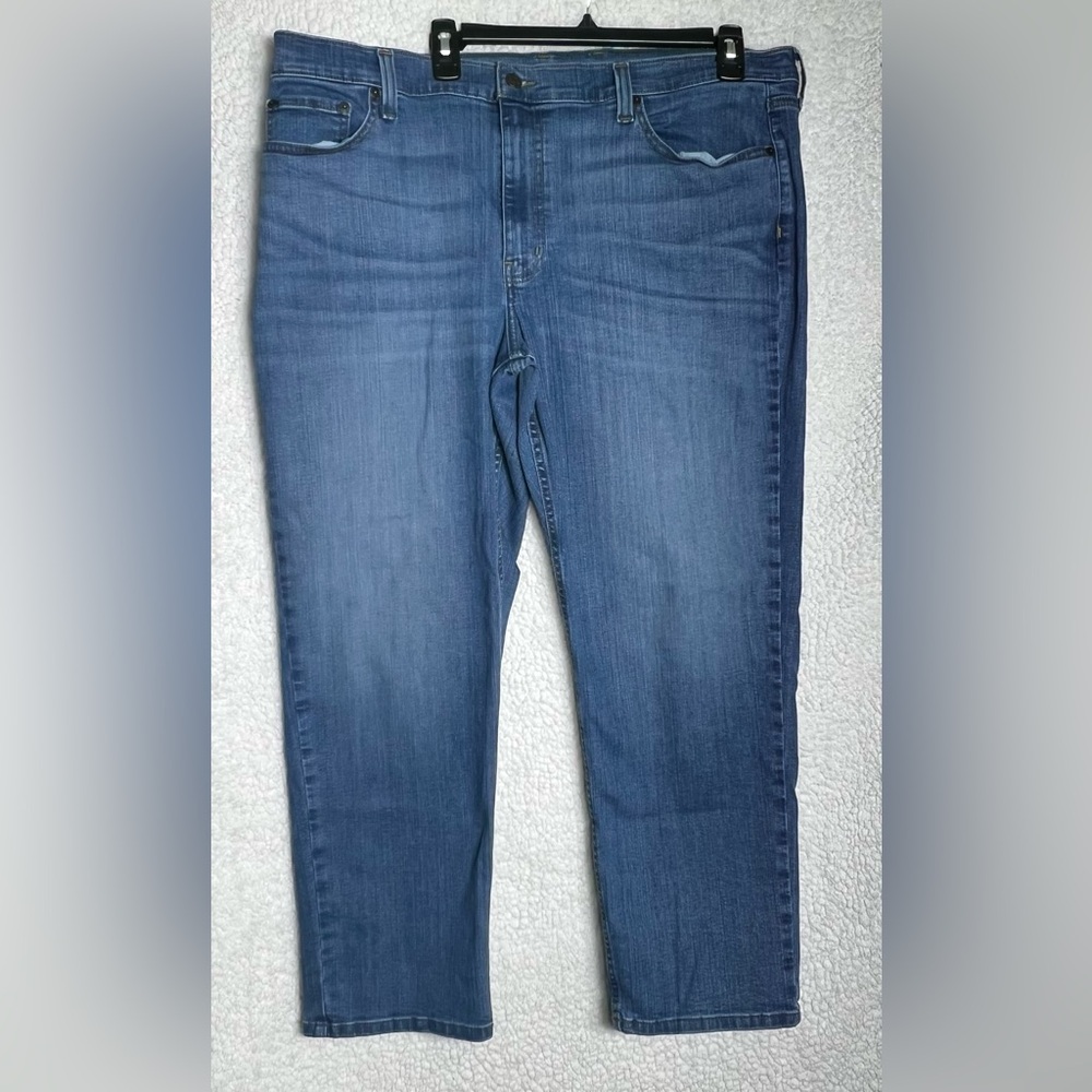 TWO LL Bean Jeans Mens 40x28 Blue BeanFlex Standard Fit Straight Leg Medium Wash - Picture 8 of 15